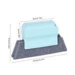 cleaning brush designed for cleaning window tracks, door grooves, and narrow gaps in home spaces