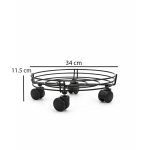 round plant stand with wheels for gas cylinder and pots 34cm Lebanon