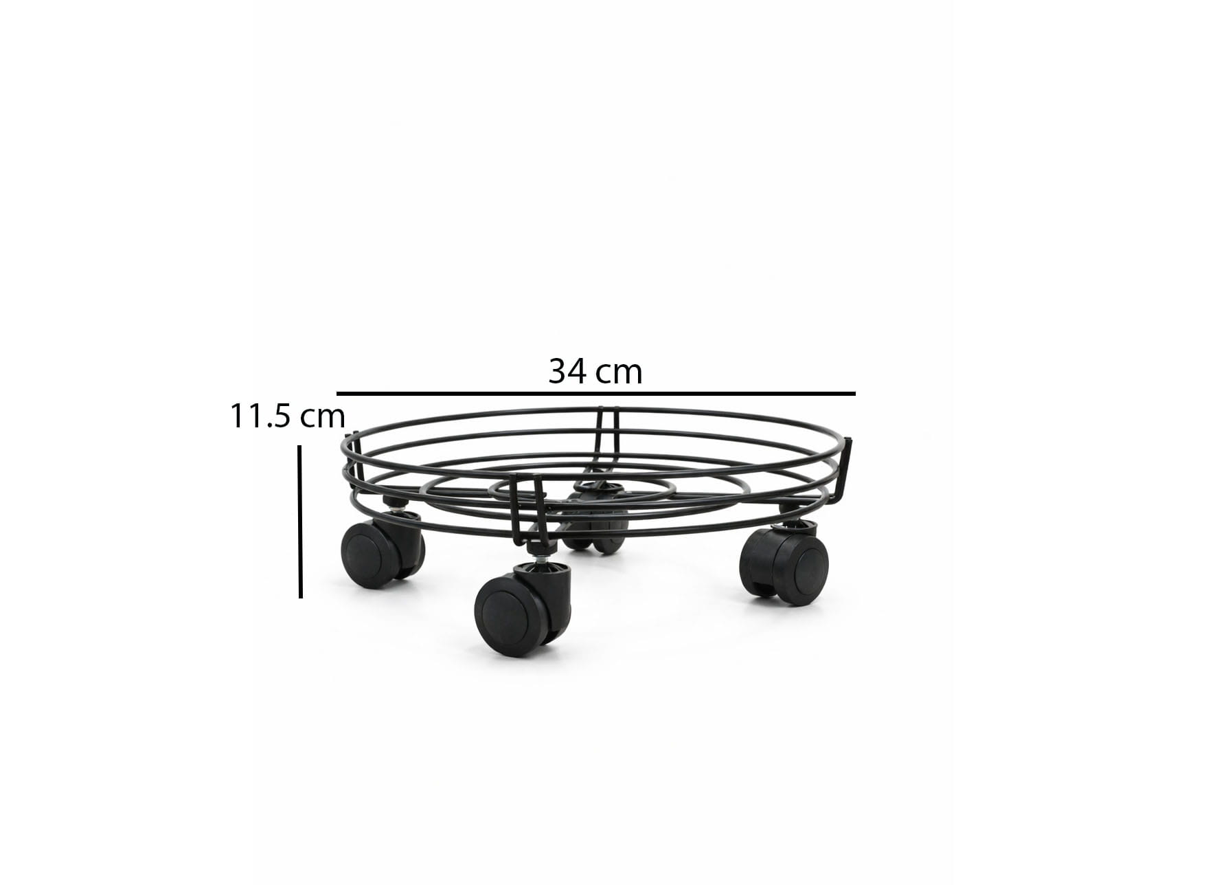 round plant stand with wheels for gas cylinder and pots 34cm Lebanon