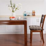 chair cushion with ties 35×35 cm soft seat pad for kitchen chairs – shop now from Homedash in Lebanon.