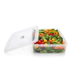 RECTANGULAR 2.3L FOOD STORAGE CONTAINER WITH AIRTIGHT LID – MULTIPURPOSE KITCHEN STORAGE BOX