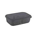 BOWL WITH 2 REMOVABLE STRAINER BASKETS – 2L FOOD STORAGE & WASHING CONTAINER - Fume
