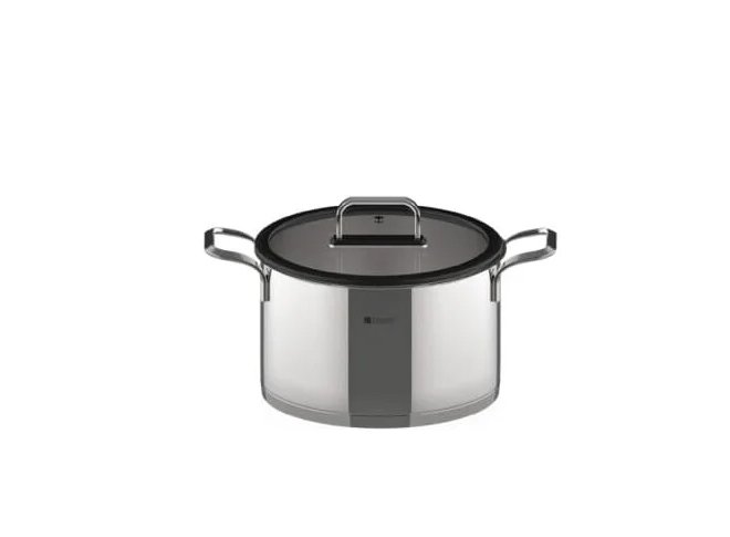 DORSCH POT 32CM  STAINLESS STEEL –  DH-03832 HEAVY-DUTY COOKING POT WITH GLASS LID