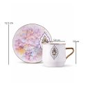 Dorsch Vintage Coffee Cup Set 6 Pcs DH-09348 Porcelain Cups With Saucers