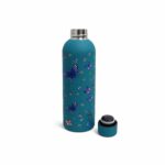 500ml stainless steel insulated water bottle with butterfly design keeps drinks hot and cold