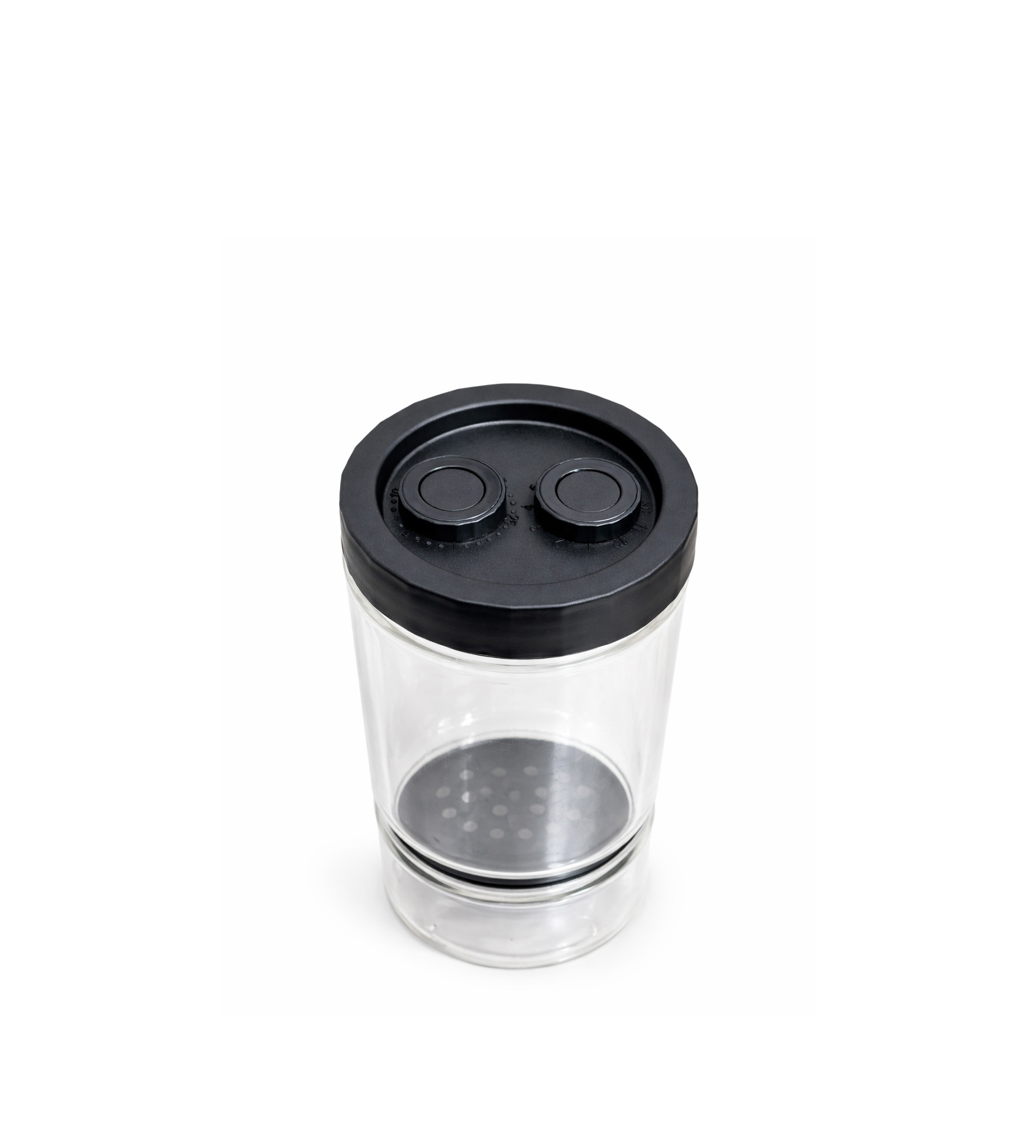 Glass pickle and olive container with timer and strainer 1140ml for kitchen storage in Lebanon