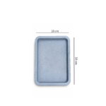 Dosthoff grey granite non-stick cookie baking tray 33x23cm on white background