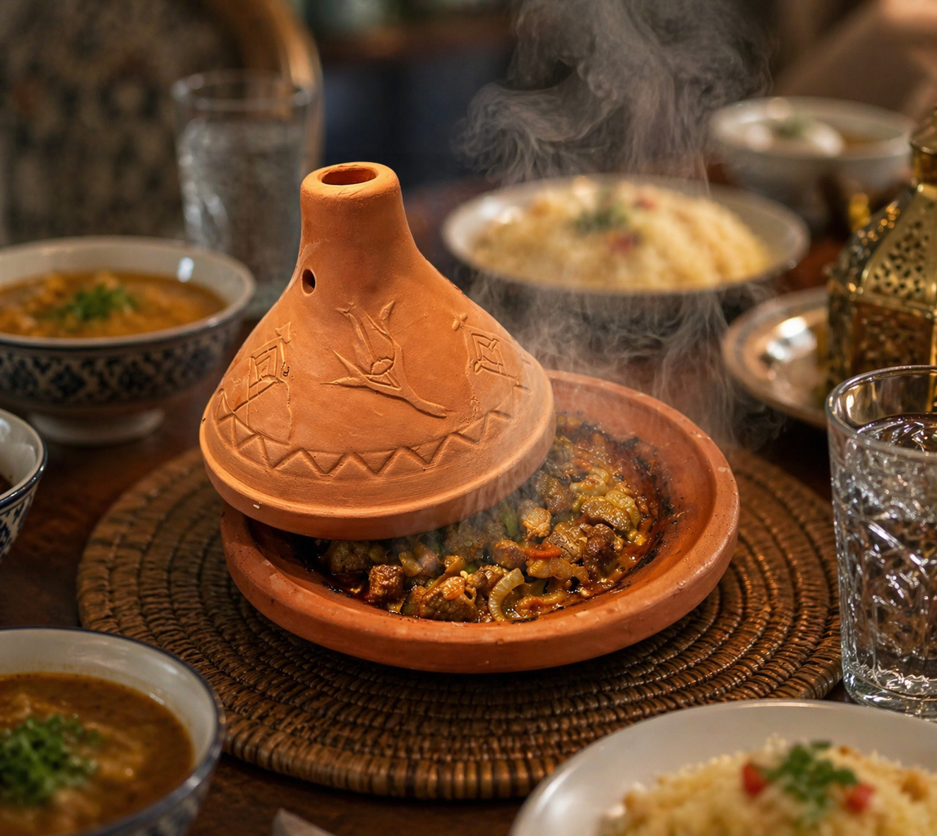 Terracotta Tajine Pot 29cm Natural Clay Cooking Pot