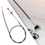 drain clog remover with retractable claw for sink and pipe cleaning in kitchen and bathroom