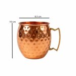 Hammered copper mug 450ml stainless steel cocktail cup Lebanon