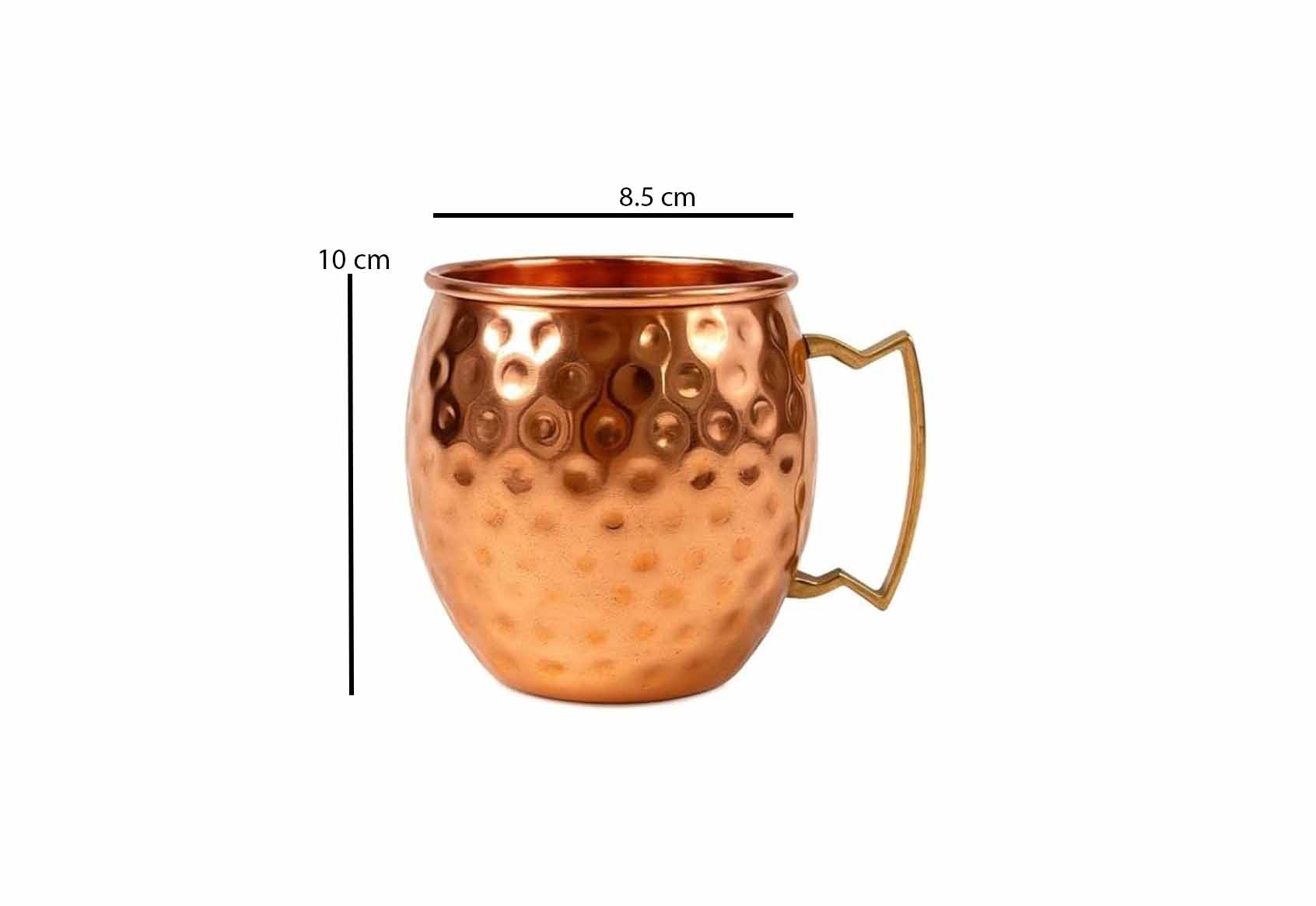Hammered copper mug 450ml stainless steel cocktail cup Lebanon
