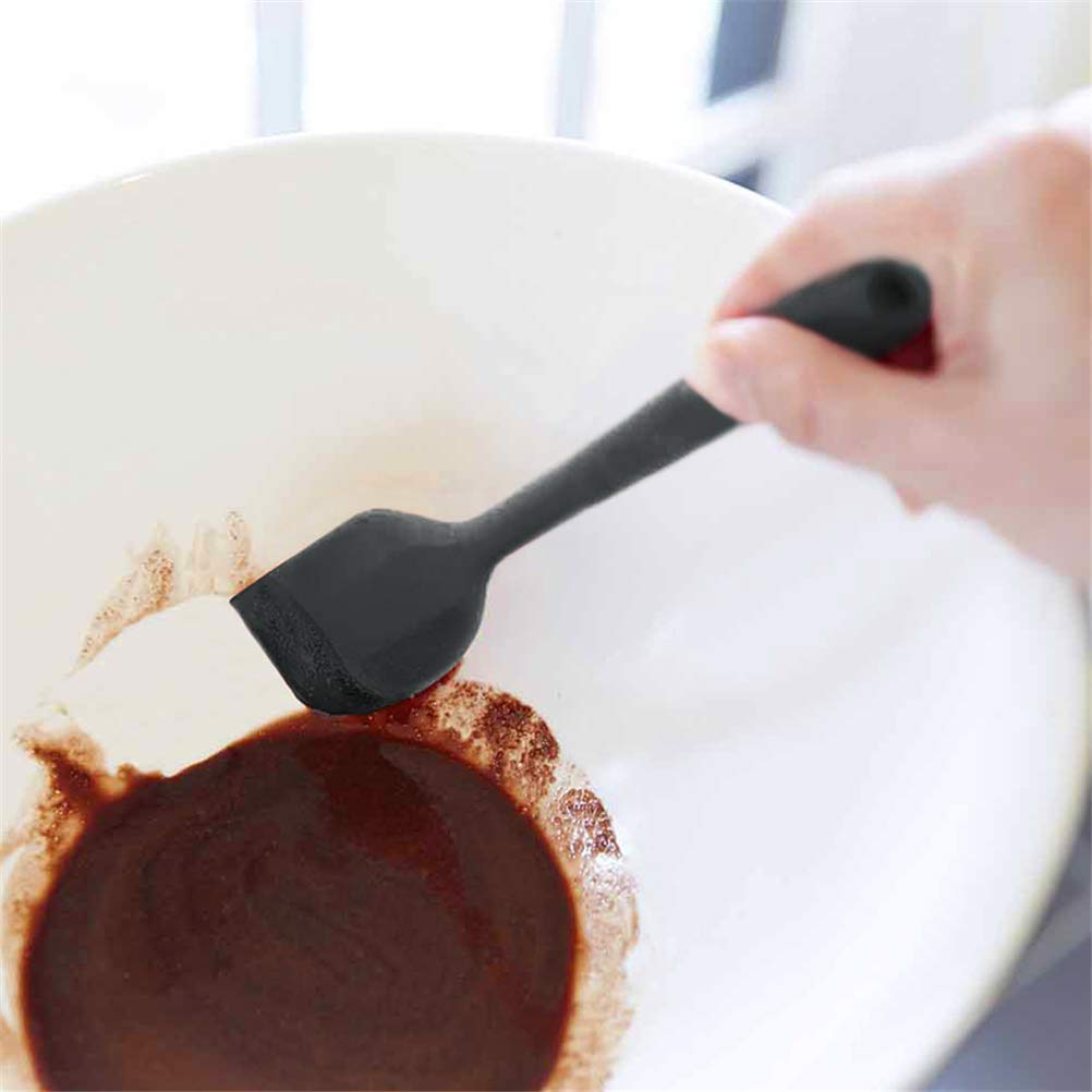 silicone angled spatula 27cm heat resistant nonstick safe kitchen tool