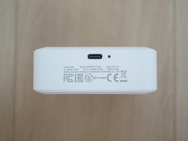 Niimbot D110 portable thermal label printer with Bluetooth and rechargeable battery for home and office labeling