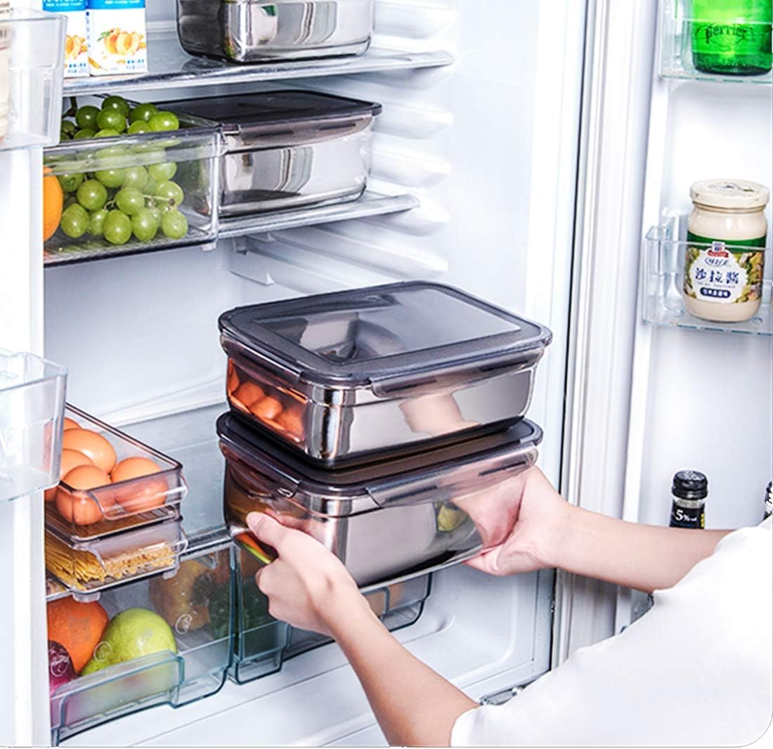 Dosthoff 850ml stainless steel leakproof food container with snap-lock lid for meal prep and storage in Lebanon