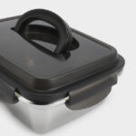 Dosthoff stainless steel lunch box 2 compartments 1800ml leakproof with handle microwave safe