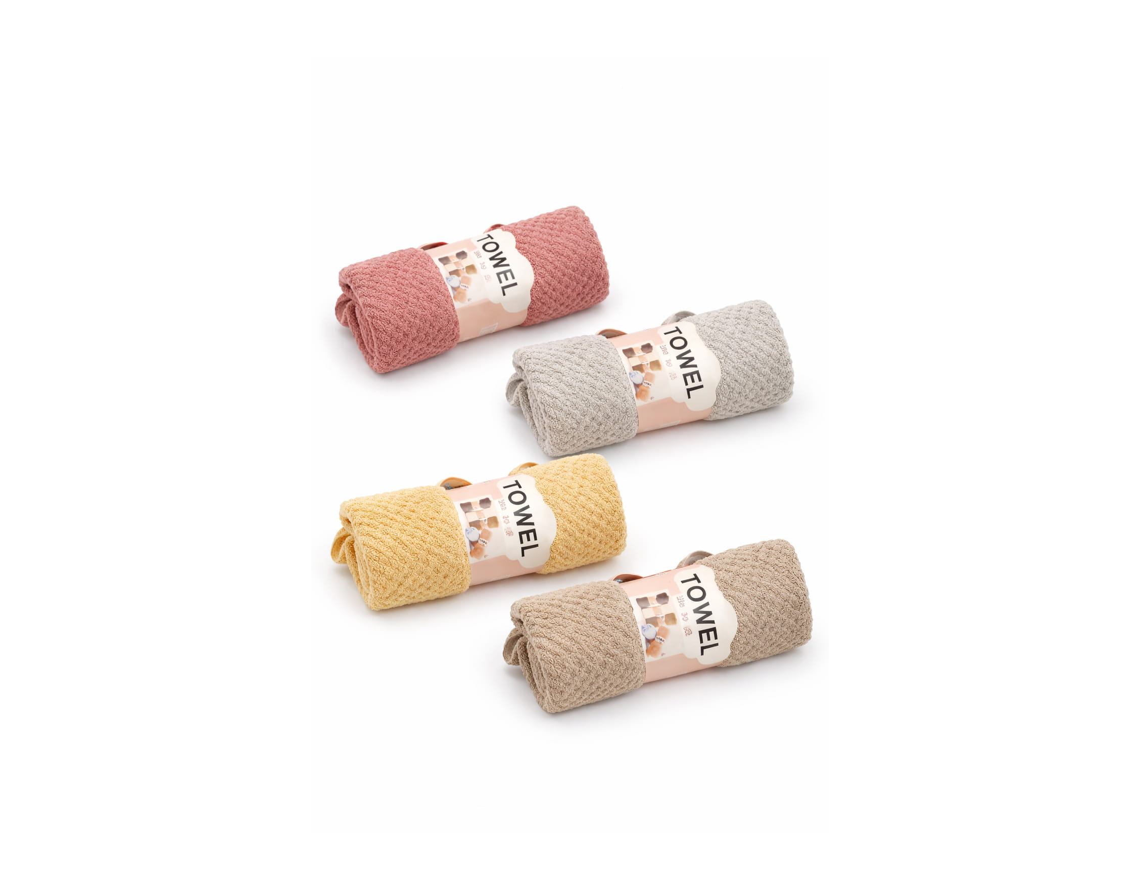 Super Absorbent Hanging Hand Towels Set