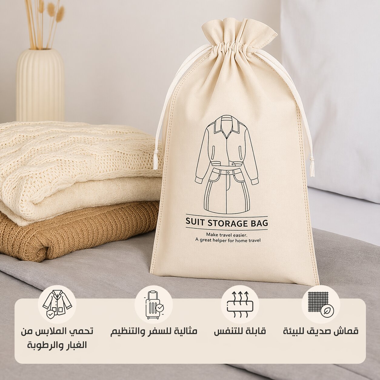 Travel Clothes Storage Bag 35x47CM