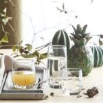 LAV diamond glass set 18 pieces with 3 sizes elegant drinking glasses Lebanon