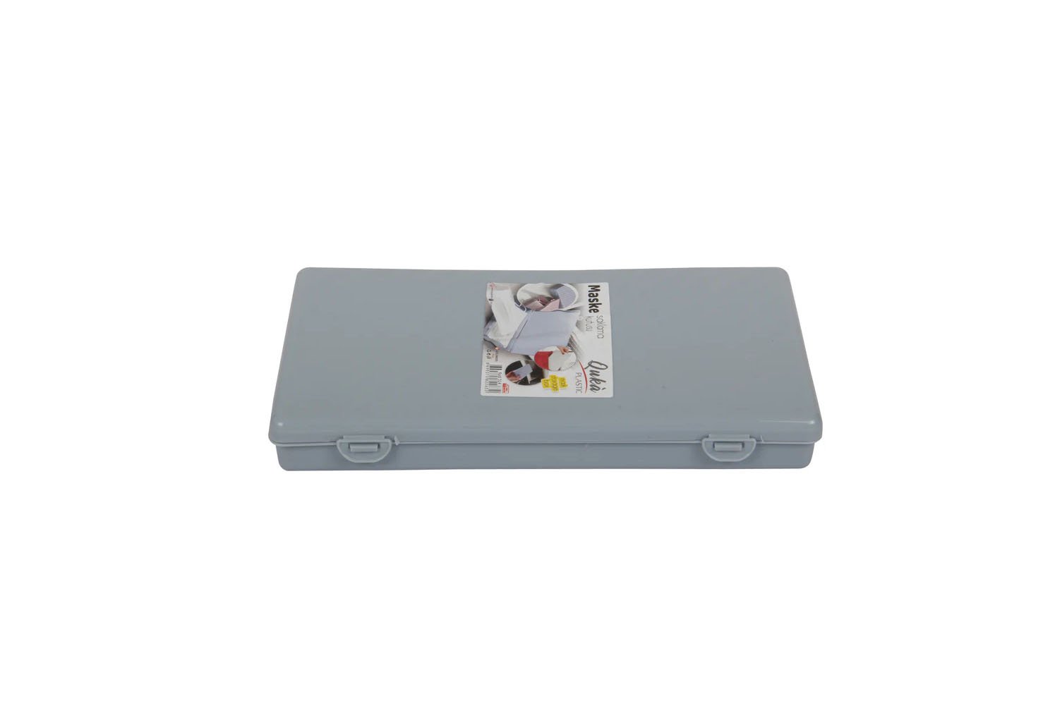 FACE MASK STORAGE BOX TRAVEL ORGANIZER - Grey