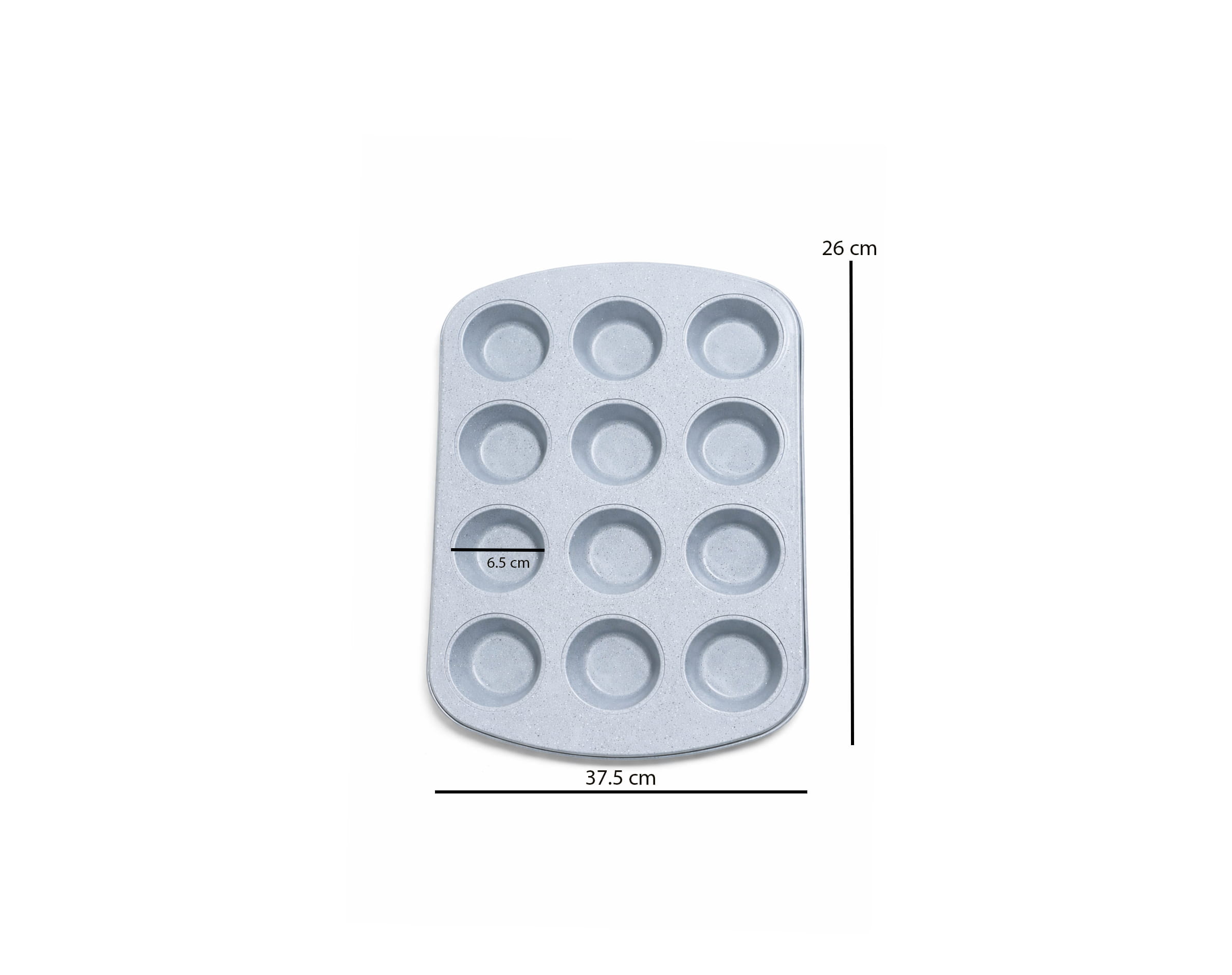 Dosthoff 12 cup non stick granite muffin pan grey 37.5x26 cm Lebanon