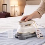 Momaz Berlin Series travel steam iron 1000W portable with ceramic soleplate for hotel and travel use in Lebanon