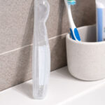 plastic toothbrush travel box clear and white hygienic case Lebanon