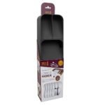CUTLERY ORGANIZER 5 COMPARTMENTS DRAWER - Dark Grey