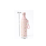 insulated stainless steel water bottle 500ml with carry loop and leak-proof lid