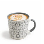 WIDE MUG TILE DESIGN - MATT PORCELAIN 9.5CM - Model 2