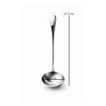 stainless steel serving ladle mirror polished soup and gravy spoon
