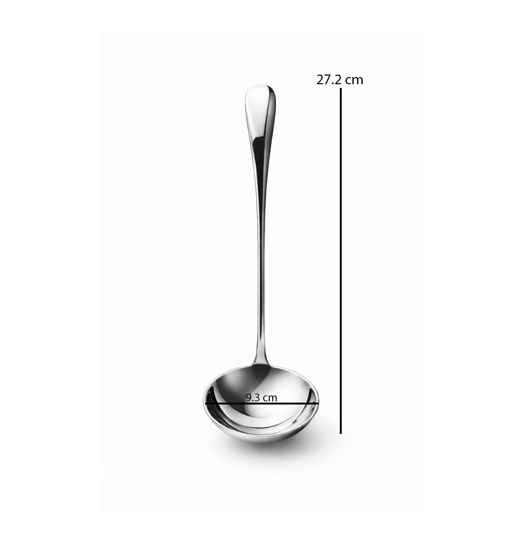 stainless steel serving ladle mirror polished soup and gravy spoon