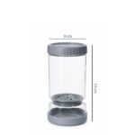 Dosthoff slim glass pickle jar 900ML with flip design for olives and pickles storage in Lebanon