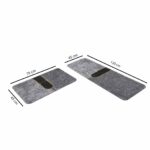 kitchen mat set anti-fatigue non-slip PVC rugs for modern kitchen floors in Lebanon