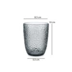 plastic cup 340ml textured drinking tumbler for cold beverages