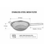 fine mesh kitchen strainer with double handle for flour sifting pasta draining and vegetable rinsing in Lebanon