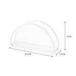 Clear Acrylic Napkin Holder Transparent Table Stand