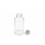 1000ml borosilicate glass beverage bottle with leak-proof lid