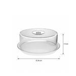 transparent polycarbonate cake holder with cover 34 x 13 cm for cakes and pastries in Lebanon