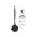 Silicone Cleaning Brush with Ergonomic Handle