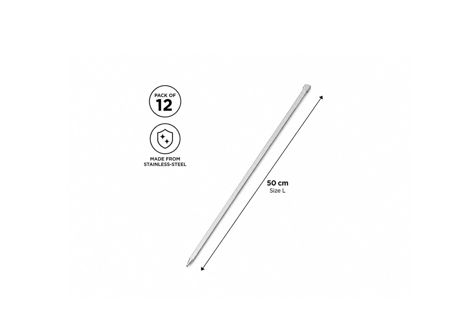 barbecue skewers 50 cm for grilling meat and kofta BBQ outdoors in Lebanon