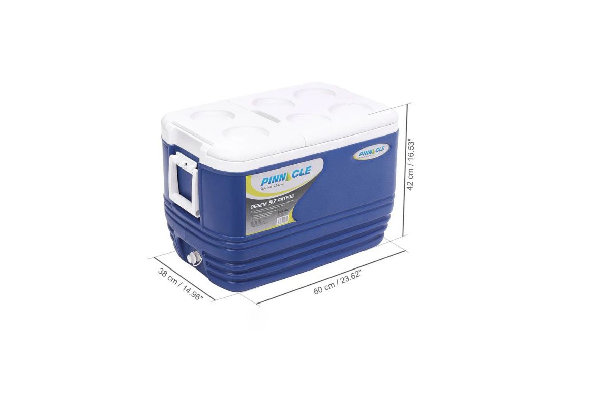 Pinnacle Cooler Box 57L Large Portable Outdoor