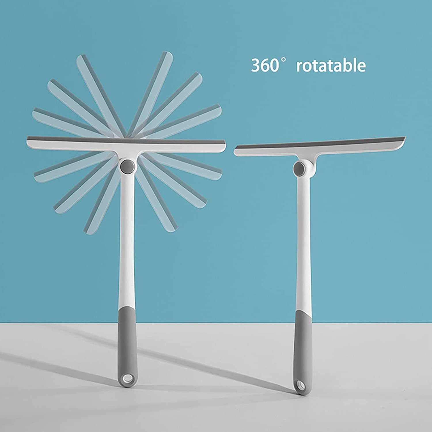 Rotatable Glass Squeegee White Background Homedash