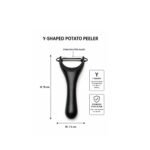 Y-shaped potato peeler with stainless steel blade and ergonomic non-slip handle for fruits and vegetables in Lebanon