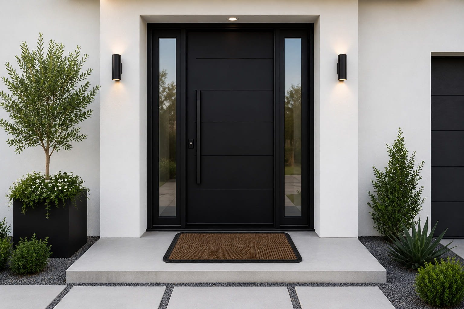Spiral Door Mat With Rubber Back 75x45cm
