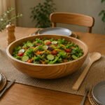 Natural Bamboo Cooking & Serving Spoon Set Pack of 6