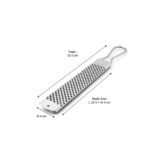 hard cheese grater for parmesan pecorino citrus peel and chocolate with ergonomic handle on white background