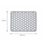 Anti-Slip Kitchen Sink Protector Mat White PVC