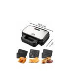 Momaz 3 in 1 Multi Grill Sandwich Waffle Maker