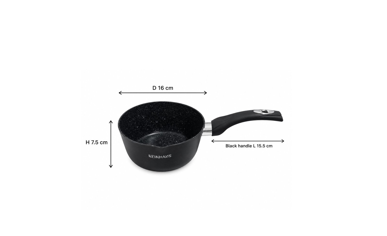 Reinhaus saucepan 16 cm granite non-stick pot Lebanon