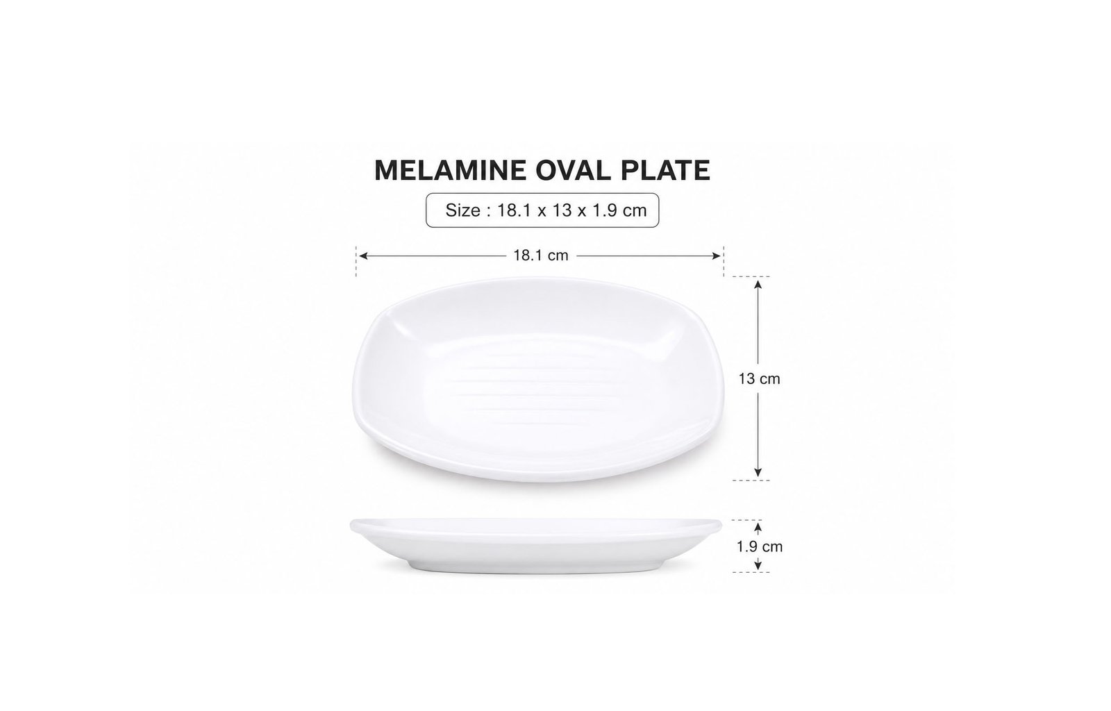 melamine-oval-serving-plate-18cm-white